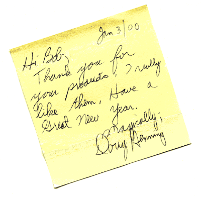 Doug Henning note